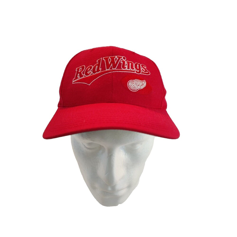 Vintage Detroit Red Wings Hockey Baseball Hat Twins Enterprise, Inc. NHL